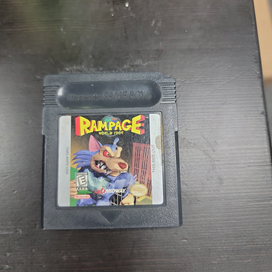 Rampage World Tour Game Boy Game