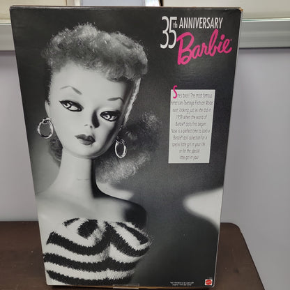 35th Anniversary Blonde Barbie Doll-Damaged Bottom