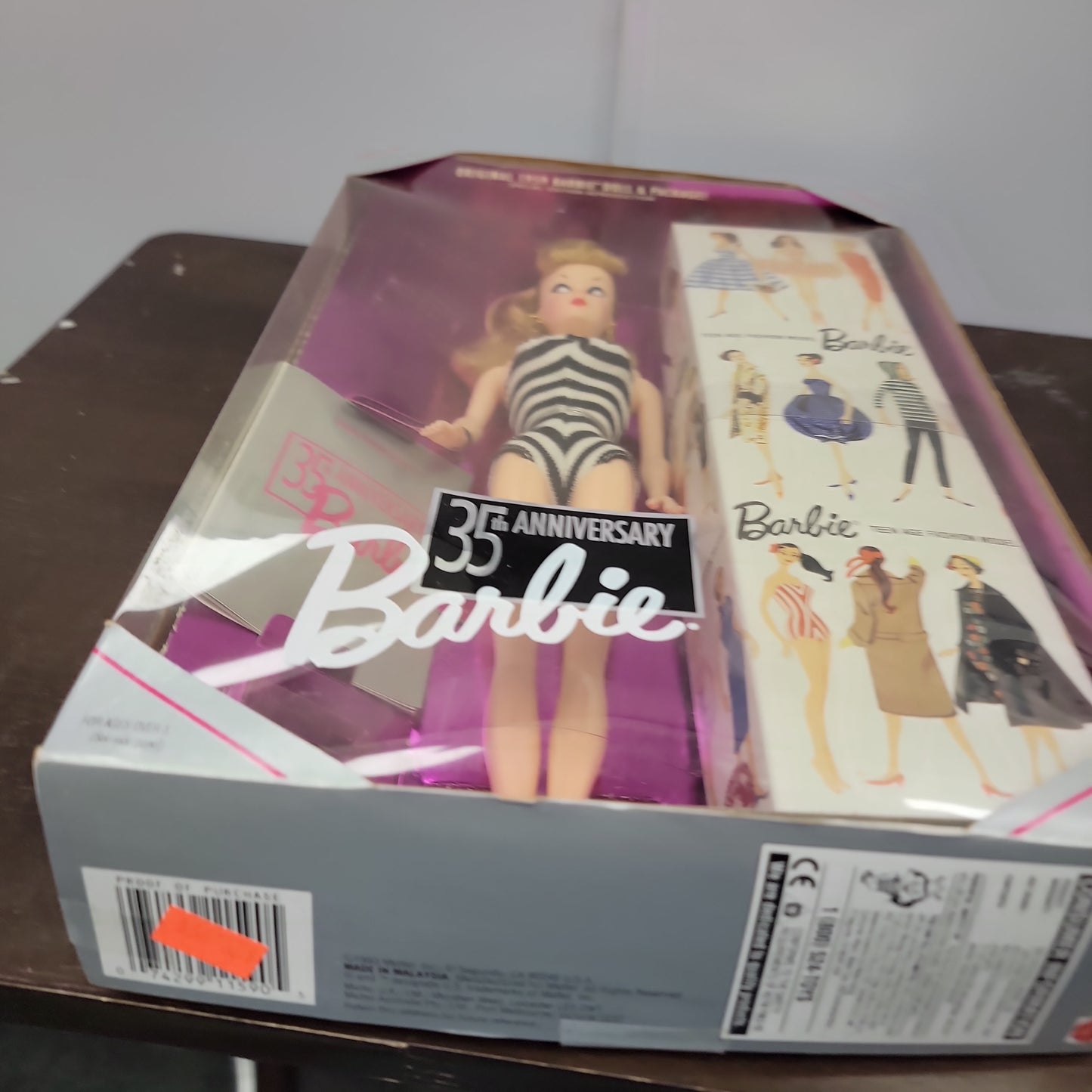 35th Anniversary Blonde Barbie Doll-Damaged Bottom