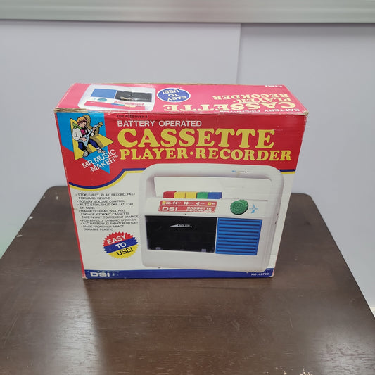 Mr. Music Maker Battery Operated Cassette Player Recorder