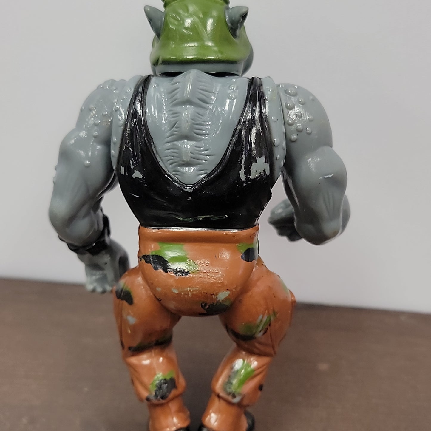Rocksteady HARD HEAD 100% Complete Teenage Mutant Ninja Turtles 1988 Playmates