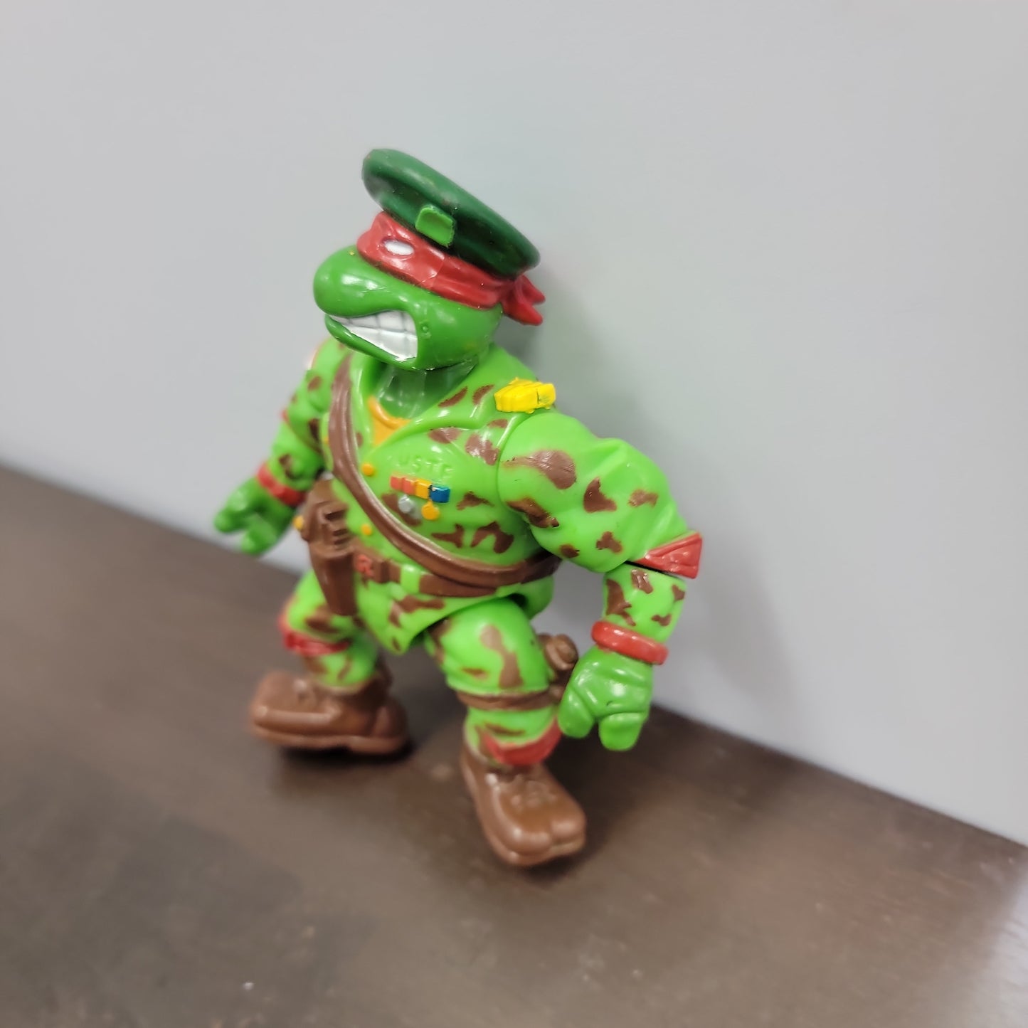 Vintage Green Beret Raphael Teenage Mutant Ninja Turtles TMNT Figure