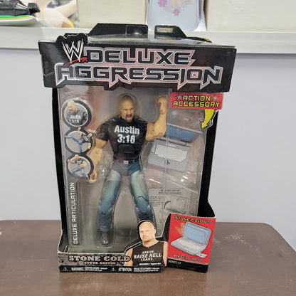 WWE Deluxe Aggression Stone Cold Steve Austin Action Figure