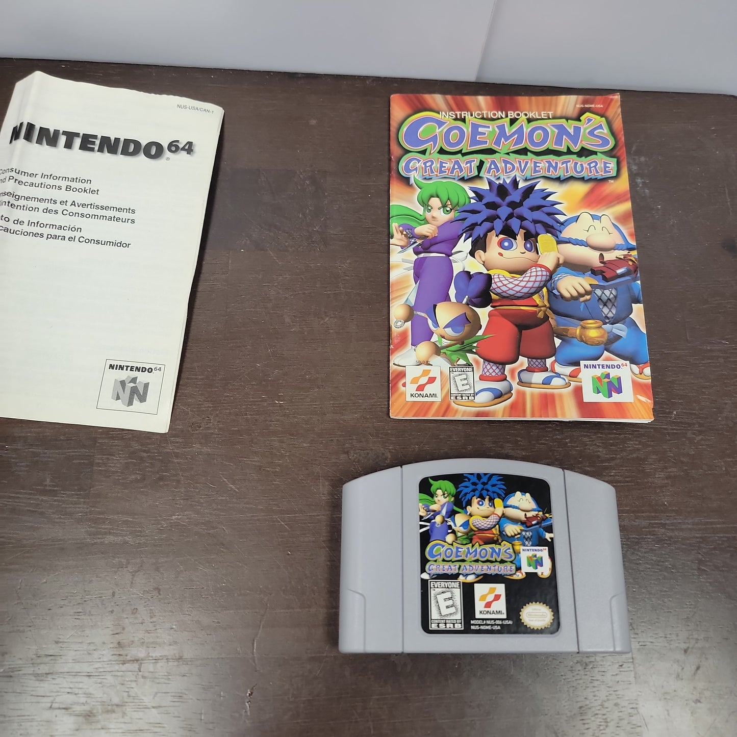 Goemon's Great Adventure Nintendo 64 Game