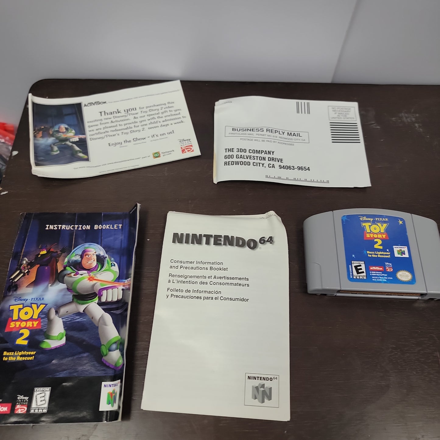 Toy Story 2 Nintendo 64 Game