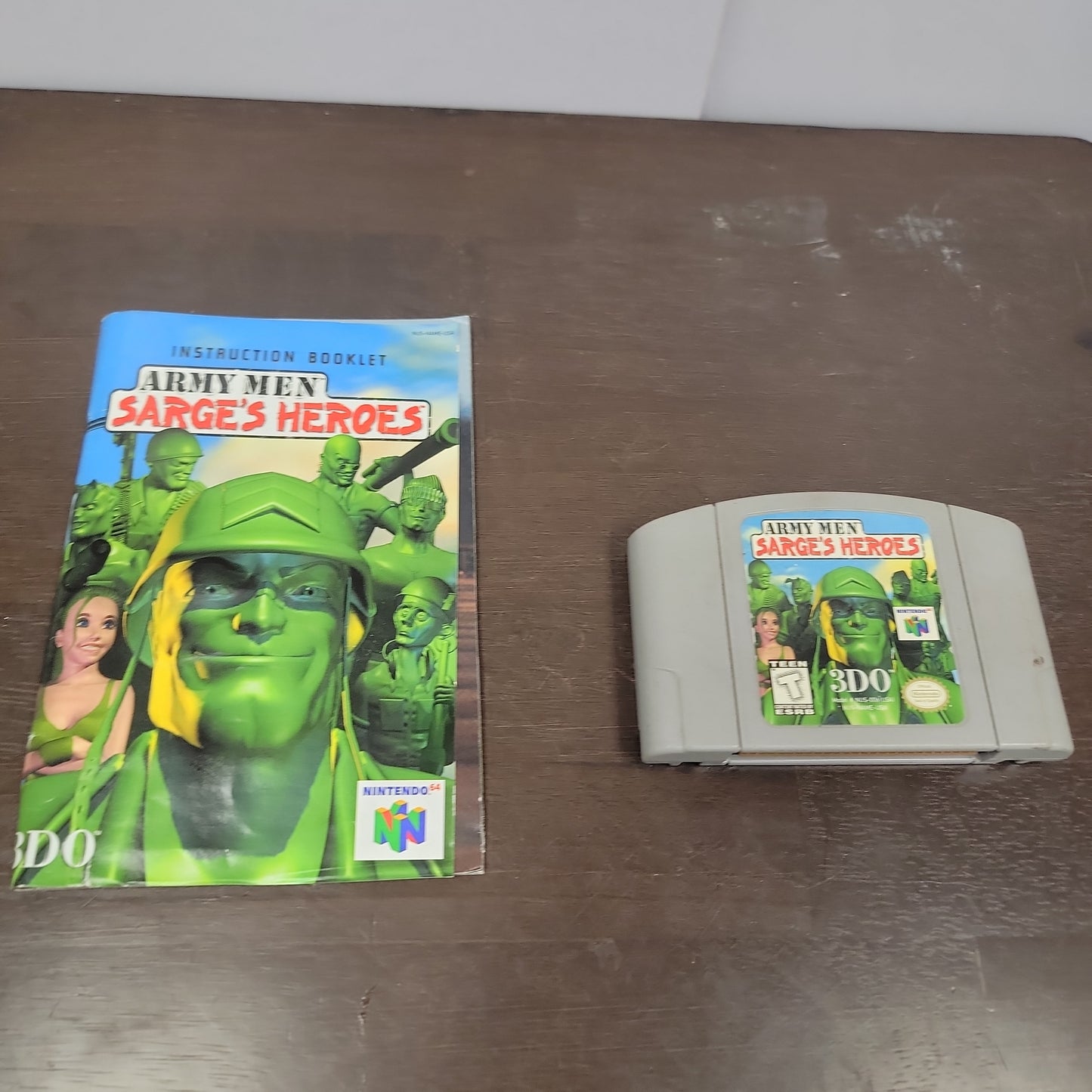 Army Men Sarge's Heroes Nintendo 64 Game