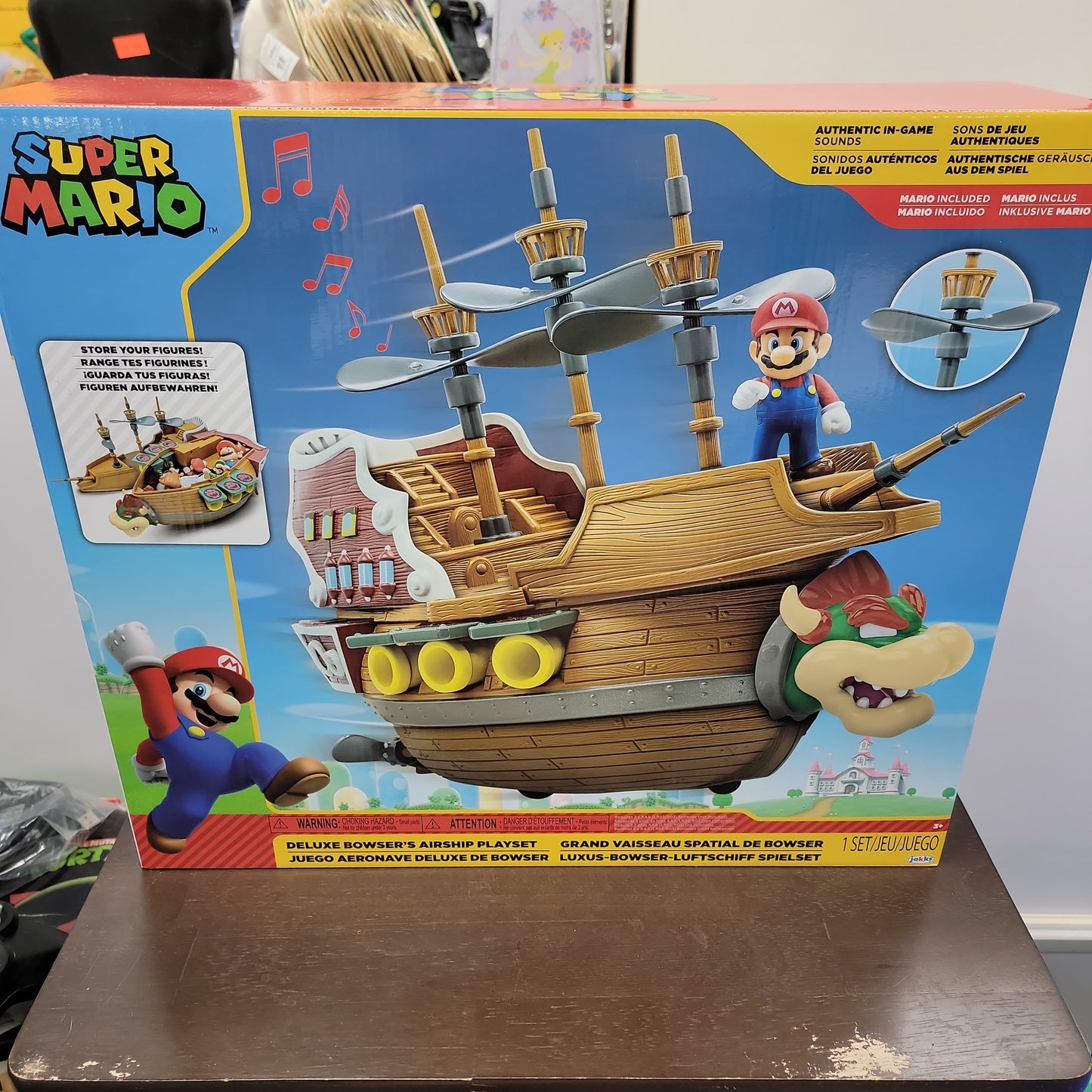 Super Mario Deluxe Bowser's Airship Playset