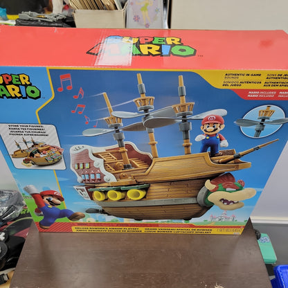 Super Mario Deluxe Bowser's Airship Playset