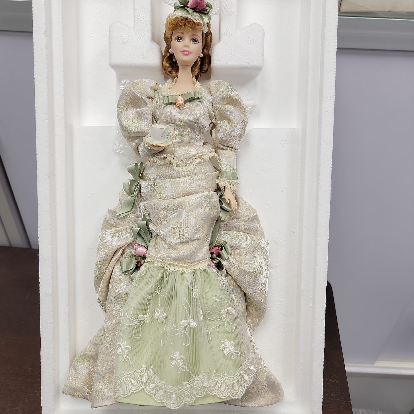 Mint Memories Victorian Tea Porcelain Collection Barbie Doll