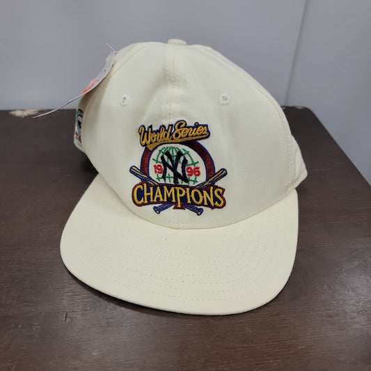 New York Yankees World Series Champions 1996 New Era Snapback Hat Size M/L Vintage USA