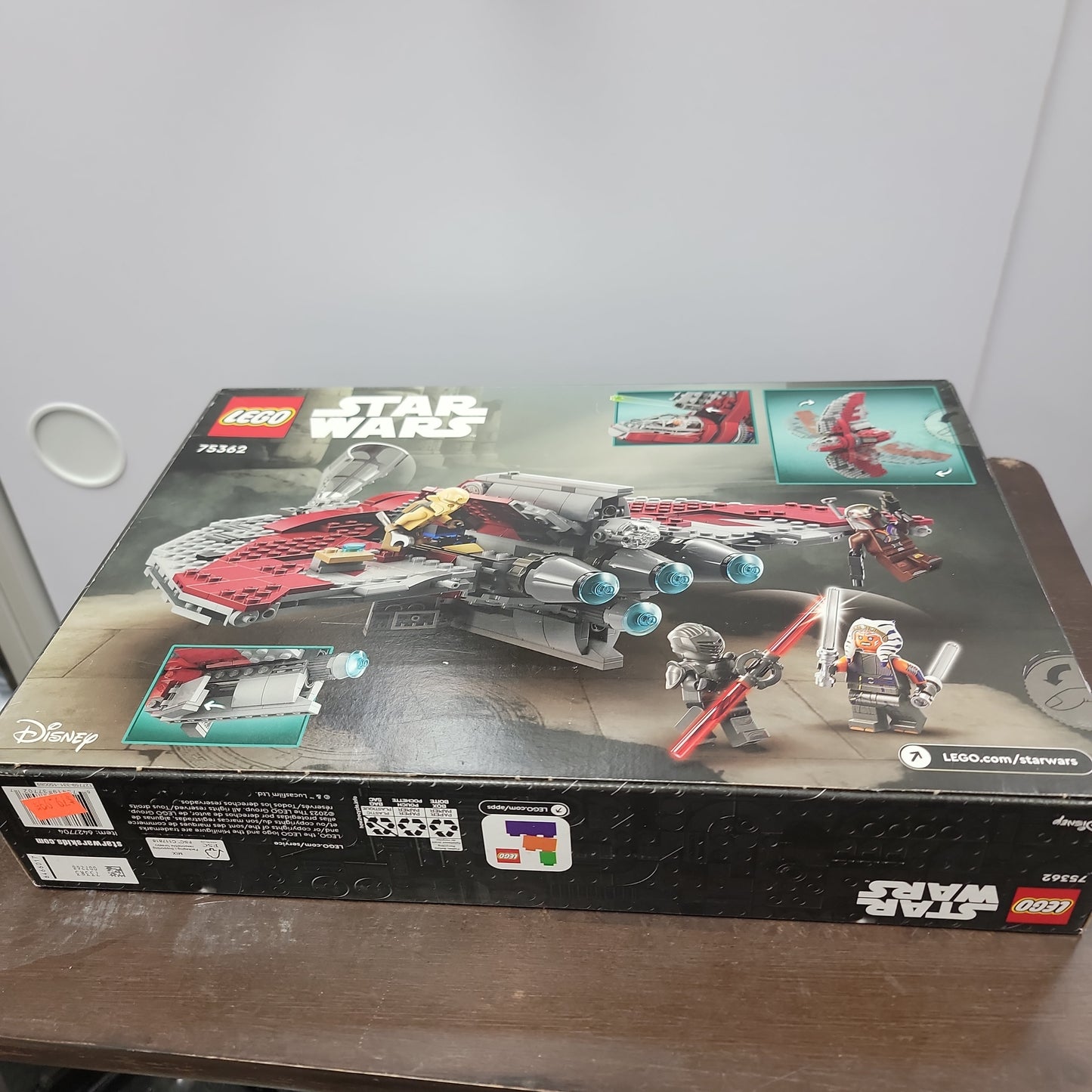 Star Wars Ahsoka Tano's T-6 Jedi Shuttle Lego Set