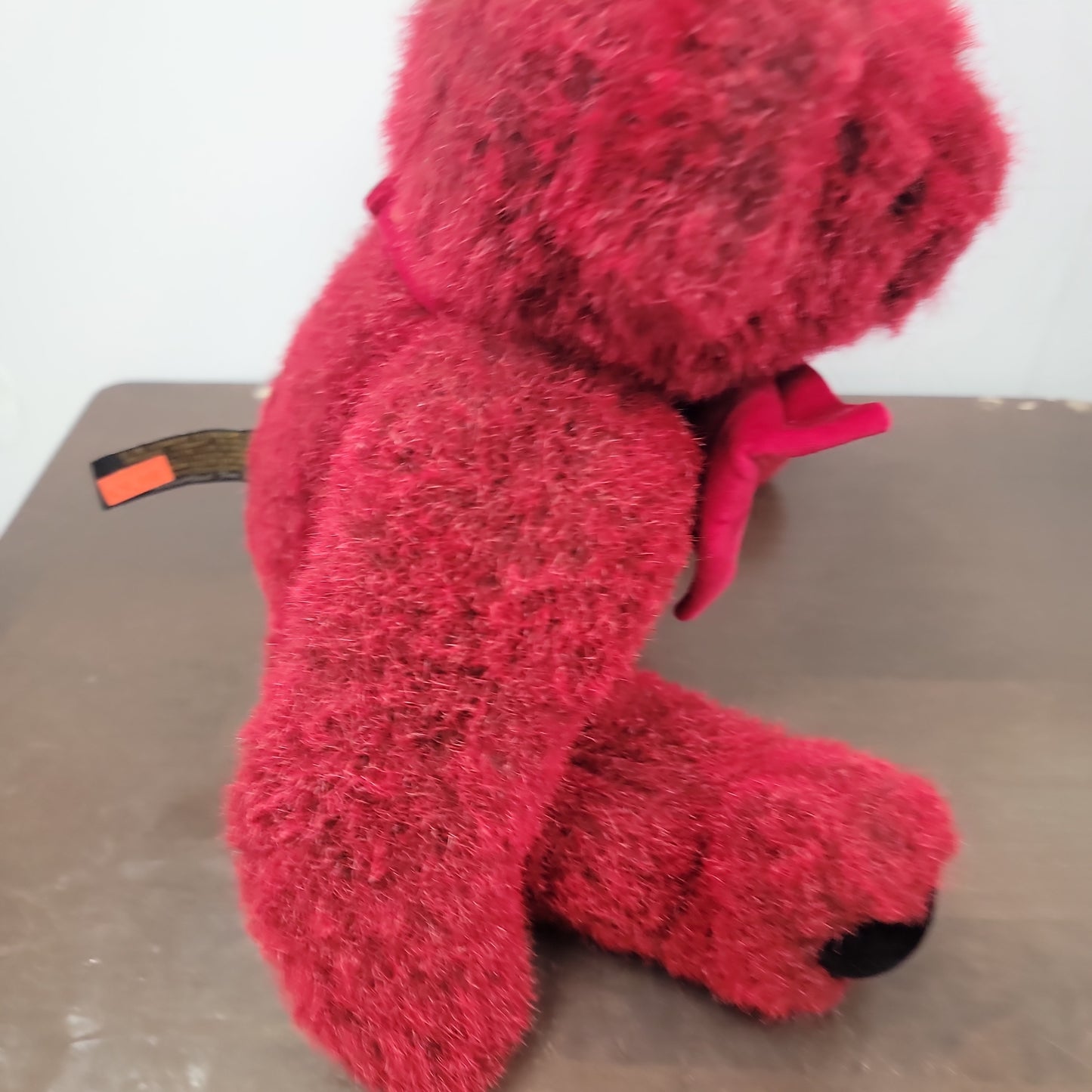 Vermont Teddy Bear 16" Jointed Red Black Plush