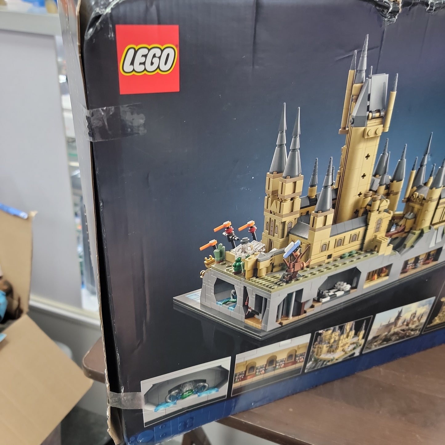 Harry Potter Hogwarts Castle and Grounds Lego Set-Damaged Box