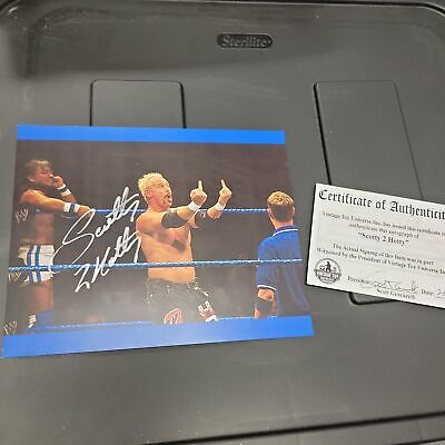 Autographed Scotty 2 Hotty Middle Finger Photo with COA Middle Finger