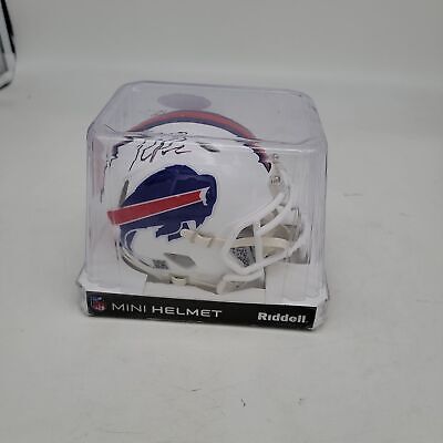 Autographed Roscoe Parrish Buffalo Bills Mini Helmet TSE Certified