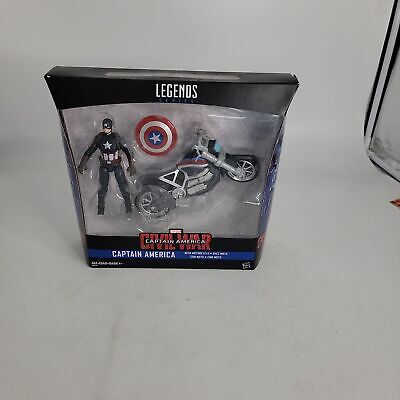 Marvel Legends Series Civil War Captain America with Motorcycle