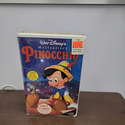 Pinocchio Sealed VHS Tape