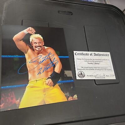 Autographed Scotty 2 Hotty Yellow Shorts Photo with COA
