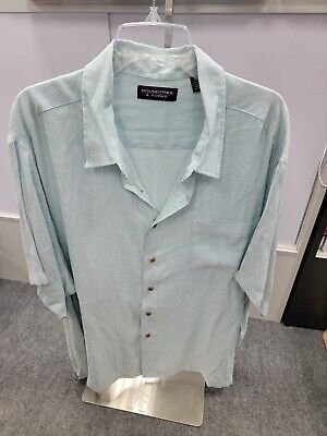 Roundtree and Yorke Button Down Mint Green Shirt Size 3XB