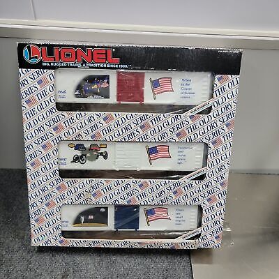 Lionel 6-19599 Old Glory Series Boxcars Set of 3