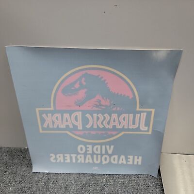 Jurassic Park Door Decal Video Headquarters