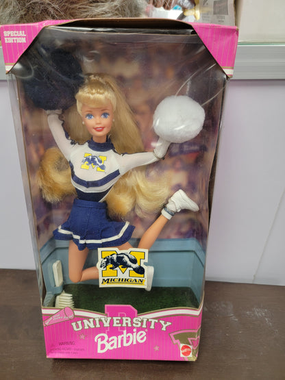 University of Michigan Barbie Doll