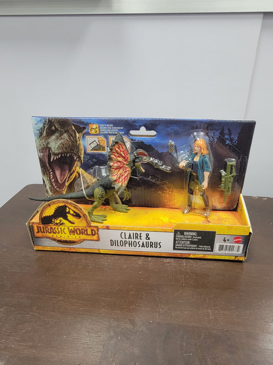 Jurassic World Dominion Claire & Dilophosaurus