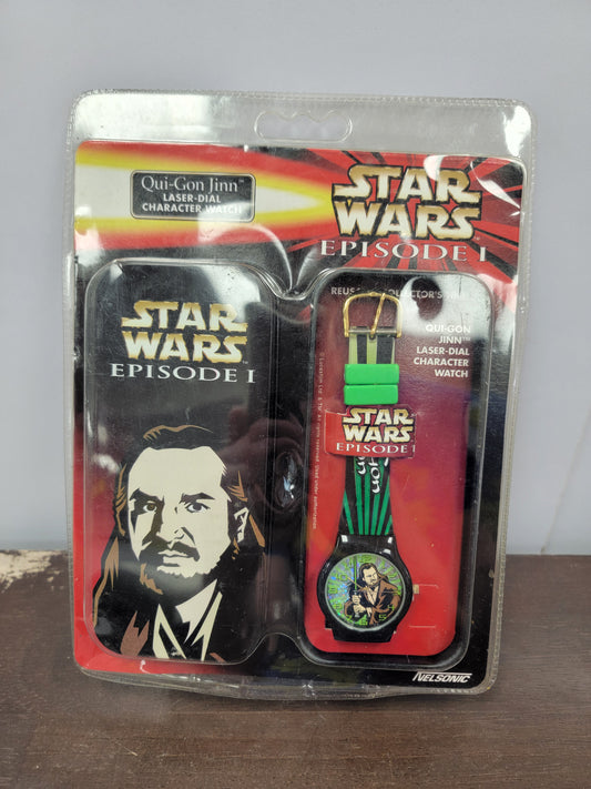 Star Wars Episode I Qui-Gon Jinn Laser-Dial Character Watch