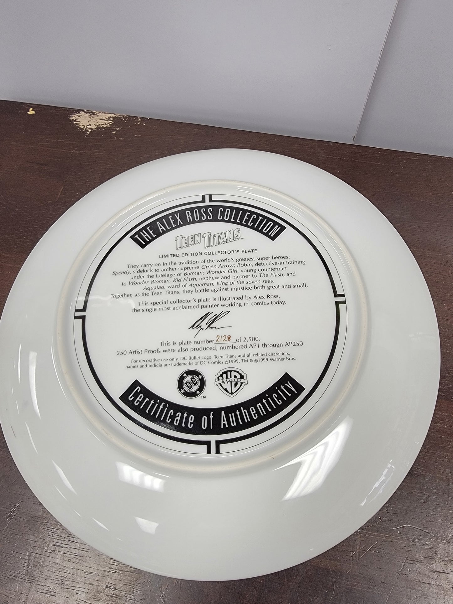 Teen Titans Limited Edition Collector's Plate