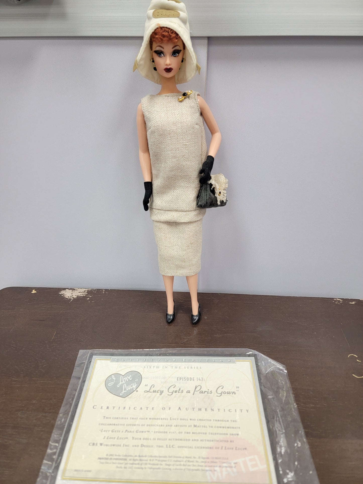 "I Love Lucy" "Lucy Gets A Paris Gown" Doll