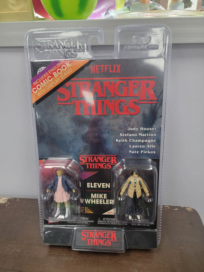 Stranger Things Eleven and Mike Wheeler Page Punchers Comic Book