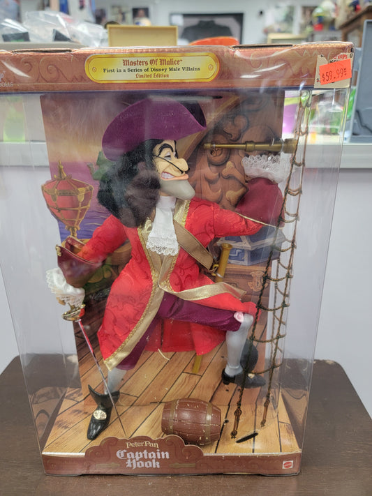 Disney Collector Dolls Masters of Malice Peter Pan Captain Hook Doll