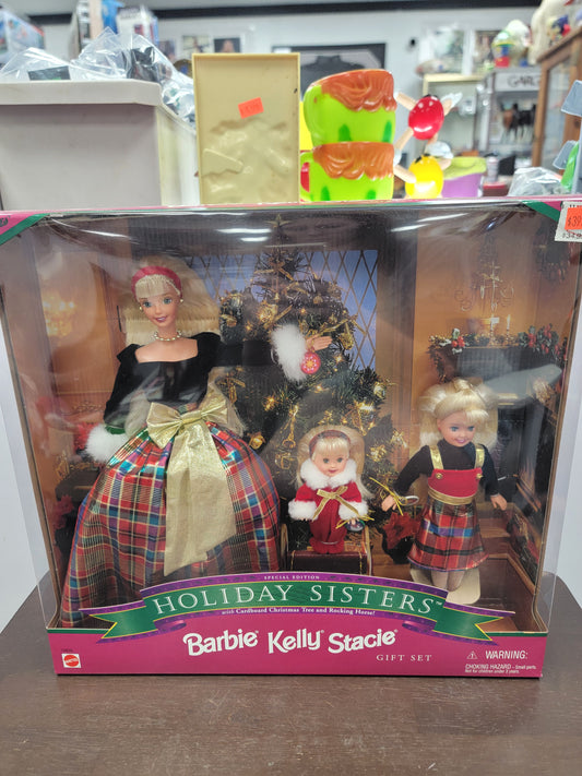 Holiday Sisters  Barbie, Kelly, & Stacie Doll