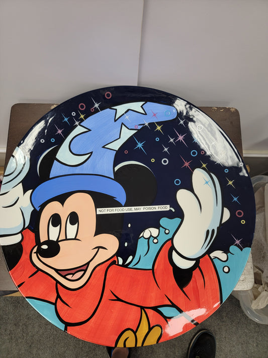 Disney Sorceror Mickey Mouse 18" Charger Collectible Plate