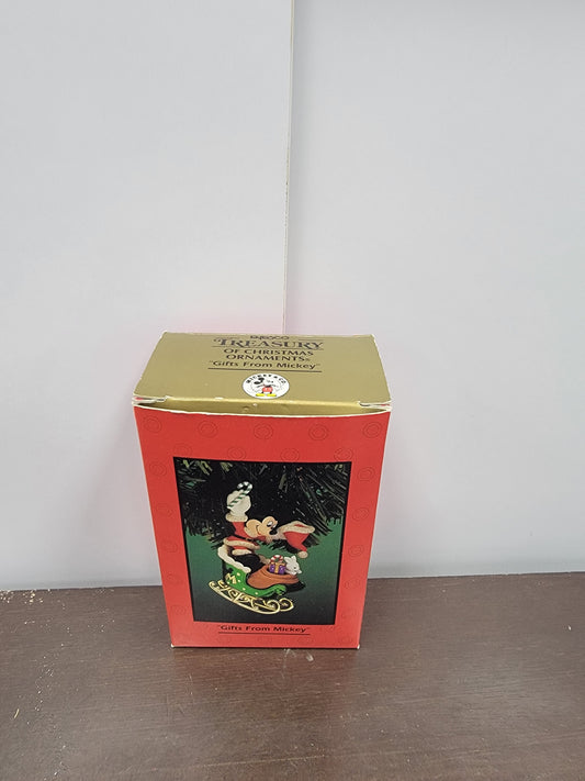 Enesco Treasury Mickey & Co. Ornament "Gifts From Mickey"