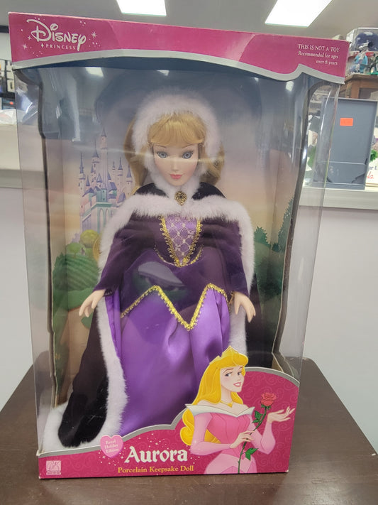 Disney Princess Aurora Porcelain Keepsake Doll