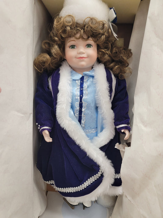 Marie Osmond Bryanna Ice Skater Christmas Doll