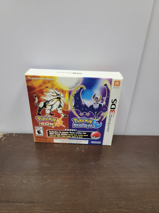 Pokemon Sun and Moon Twin Pack Nintendo 3DS Game