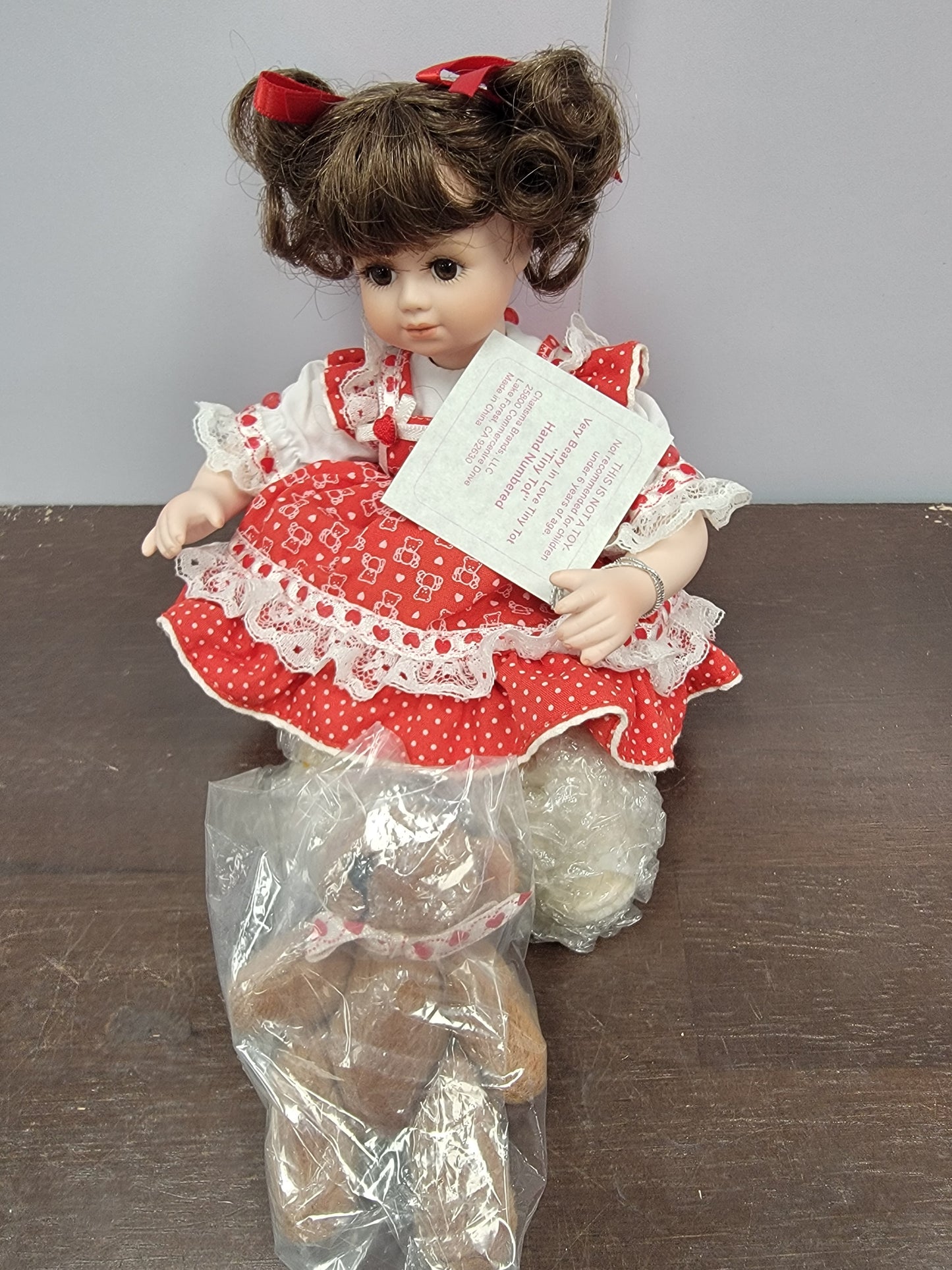 Marie Osmond Very Beary in Love Tiny Tot Doll