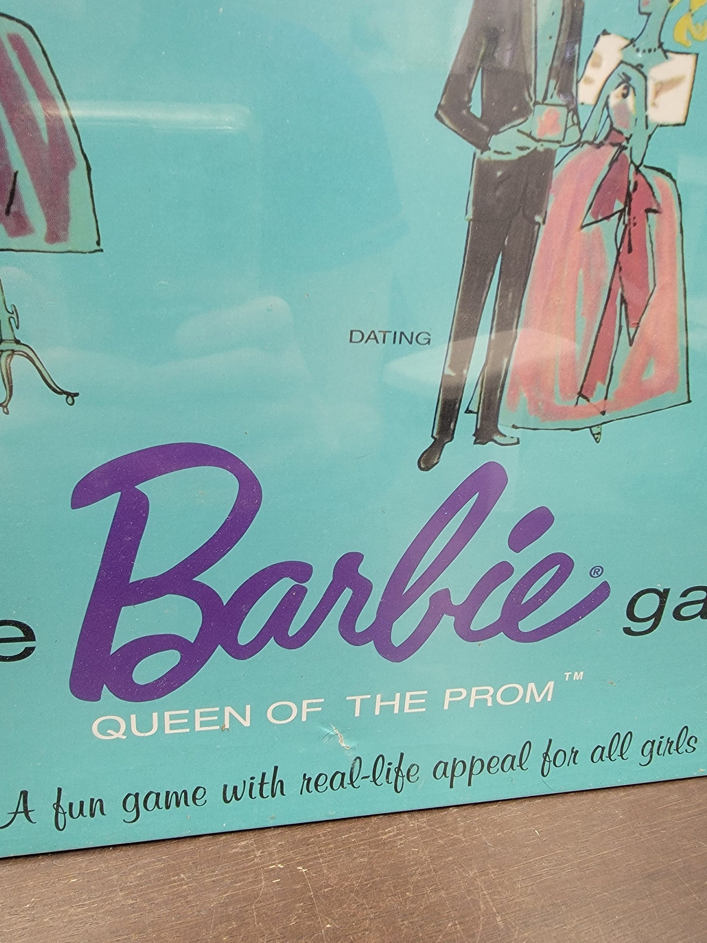 The Barbie Game Queen of the Prom 1961 Replica Board Game