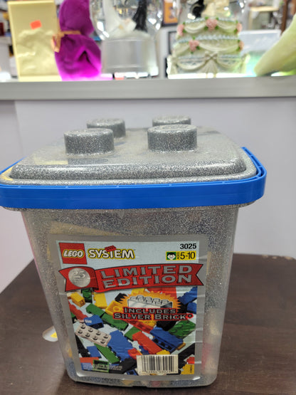 Lego System Limited Edition Legos Including Silver Brick-2+ Pounds