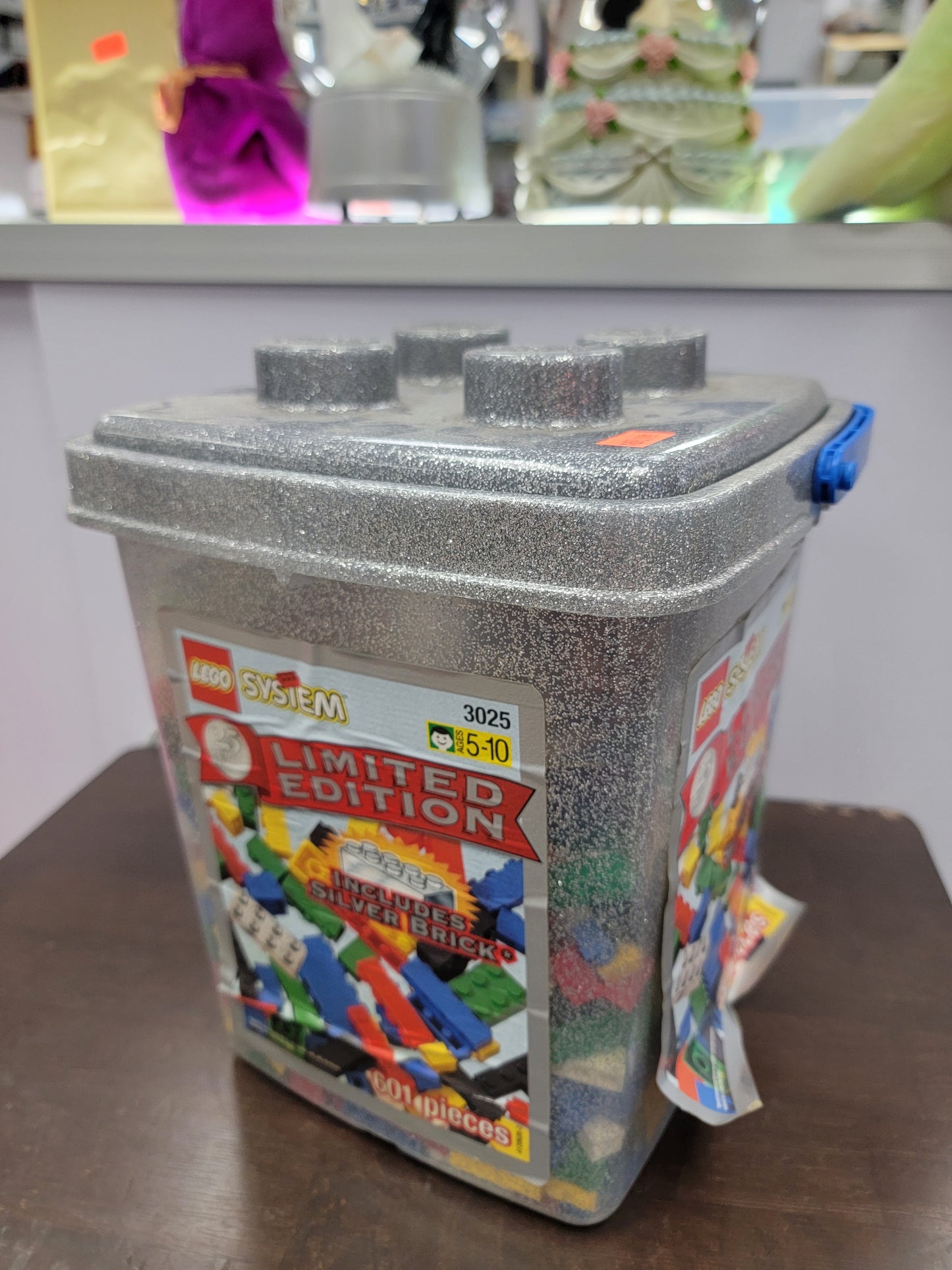 Lego System Limited Edition Legos Including Silver Brick-2+ Pounds