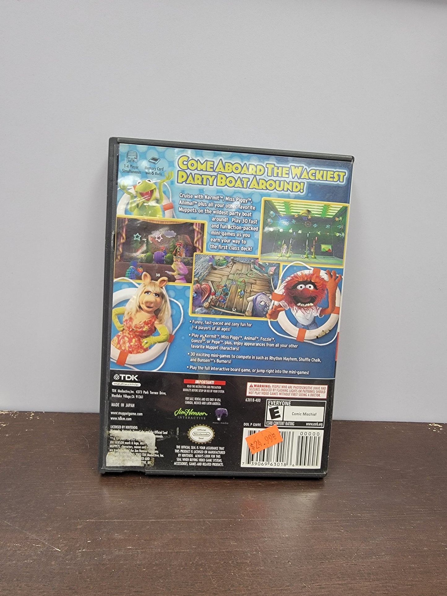 Muppets Party Cruise Nintendo Gamecube Game