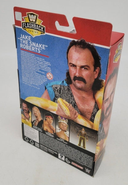 W Flashback Elite Collection Jake The Snake Roberts Autographed Action Figure with C.O.A