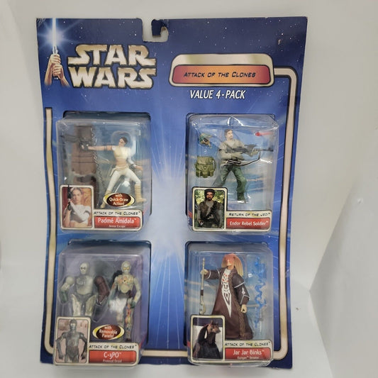 Star Wars Attack of the Clones Value 4 Pack