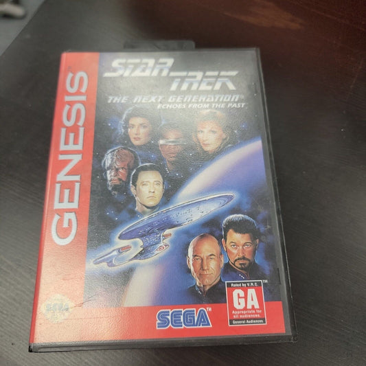 Star Trek The Next Generation Echoes From The Past Sega Genesis Game