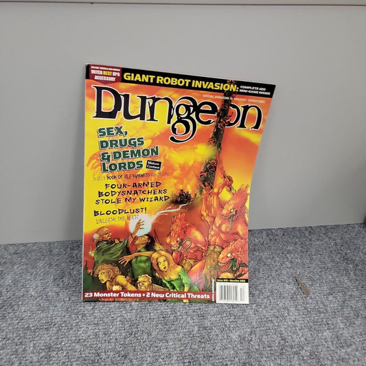 Dungeon Giant Robot Invasion Magazine