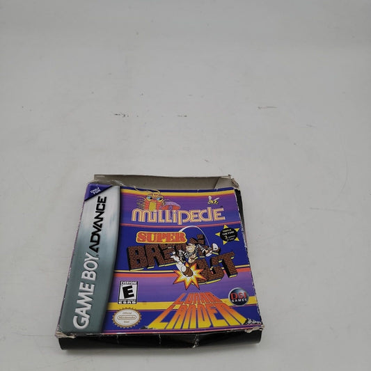 Millipede, Super Super Break Out, & Lunar Lander Nintendo Game Boy Advance Game