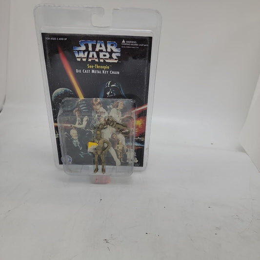 Star Wars Die Cast Metal Key Chain See-Threepio