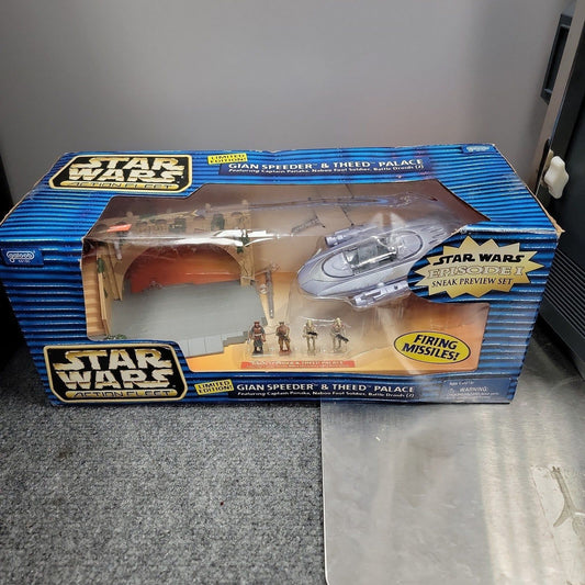 Star Wars Micro Machines Gian Speeder & Theed Palace